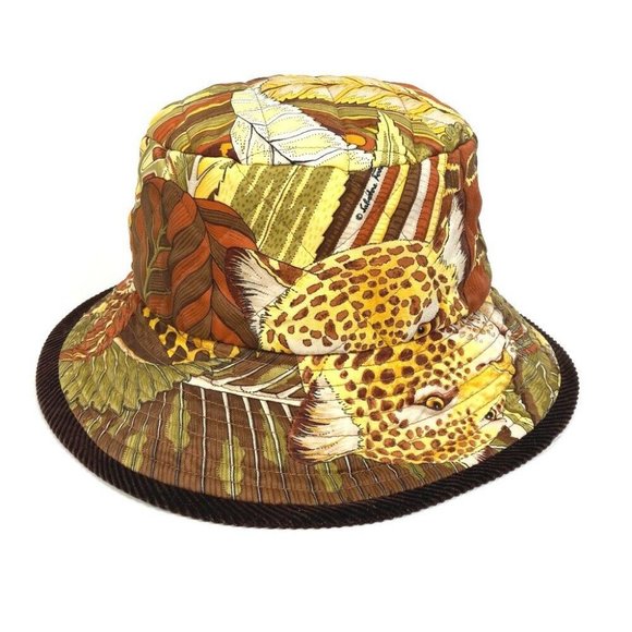 Salvatore Ferragamo Leopard leopard Animal Quilted hat main image 5